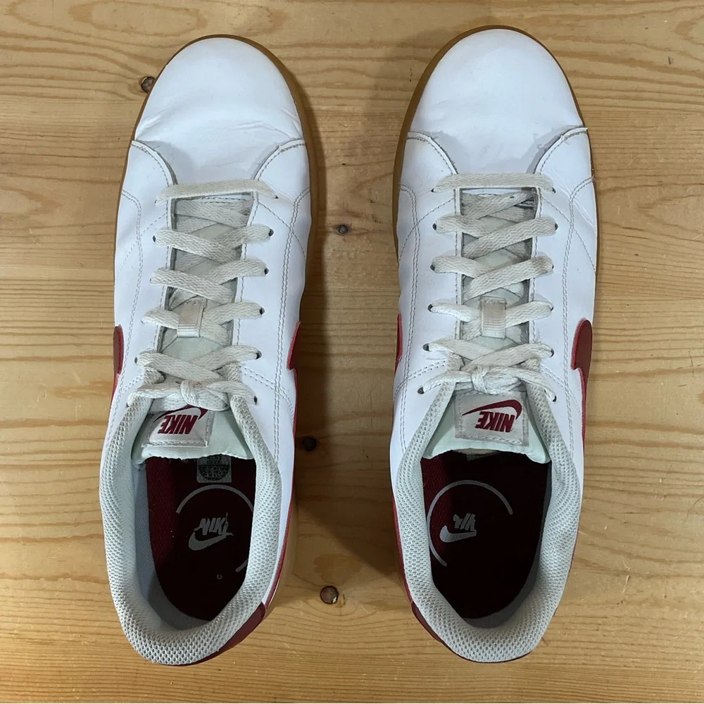 Nike Court Royale 2 Low Lifestyle Shoes CQ9246-103 White Team Red Gum Men’s 11.5